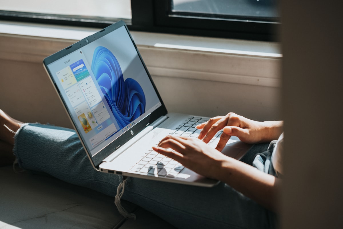 Laptop con Windows 11